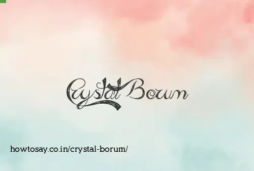 Crystal Borum