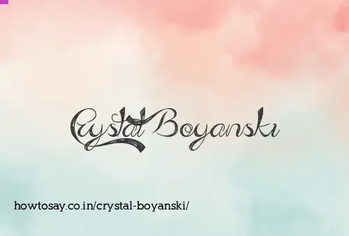 Crystal Boyanski