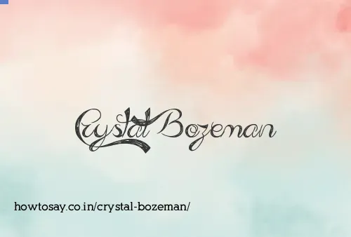 Crystal Bozeman