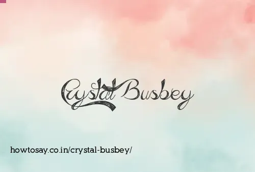 Crystal Busbey