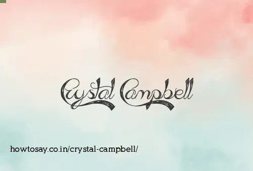 Crystal Campbell