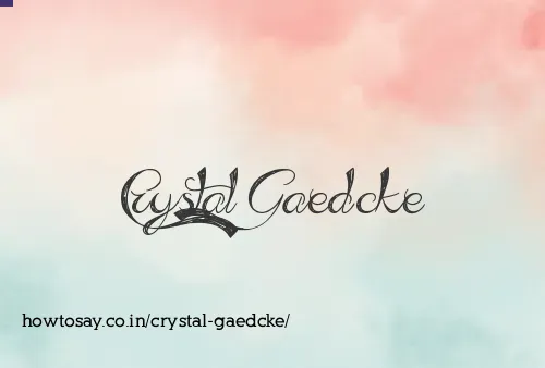 Crystal Gaedcke