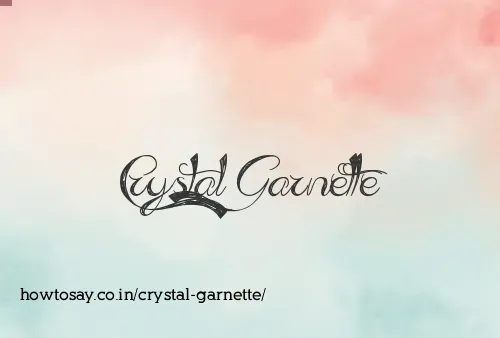 Crystal Garnette