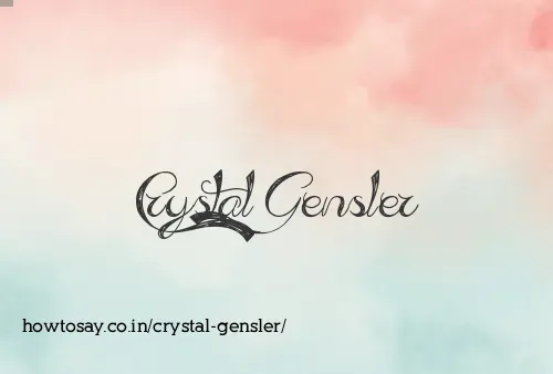 Crystal Gensler