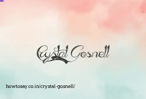 Crystal Gosnell