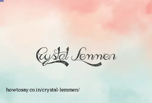 Crystal Lemmen