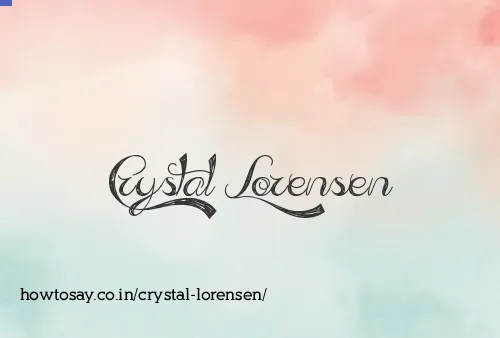 Crystal Lorensen
