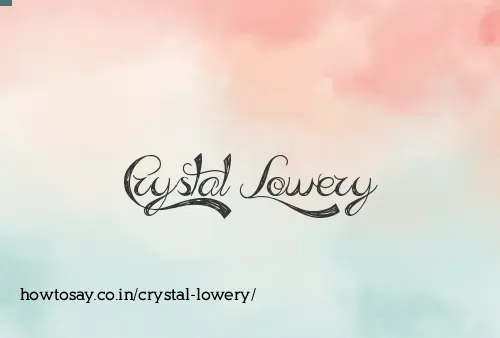 Crystal Lowery