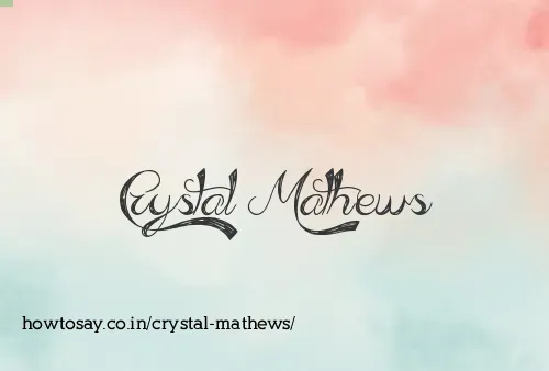 Crystal Mathews