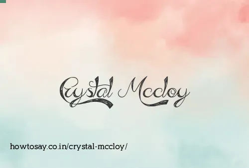 Crystal Mccloy