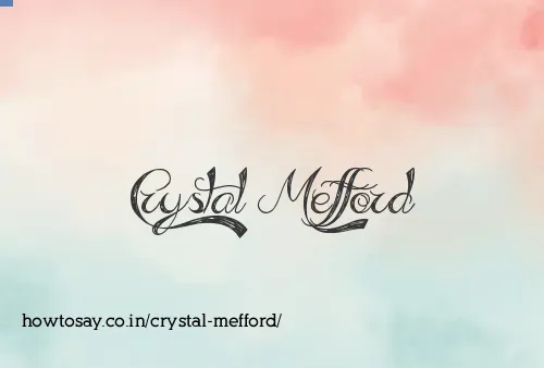 Crystal Mefford