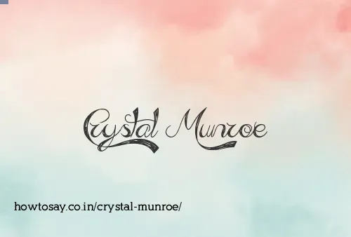 Crystal Munroe