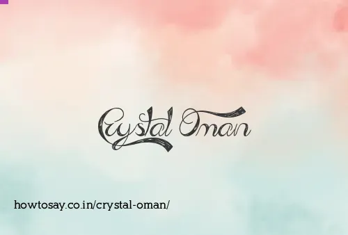 Crystal Oman