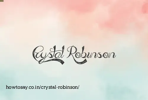 Crystal Robinson