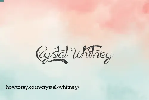 Crystal Whitney
