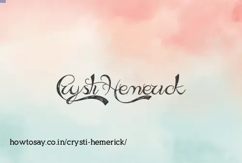 Crysti Hemerick