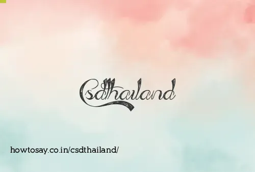 Csdthailand