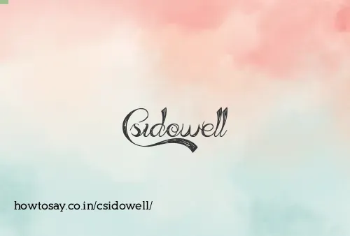 Csidowell