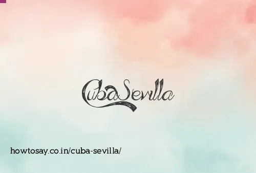 Cuba Sevilla