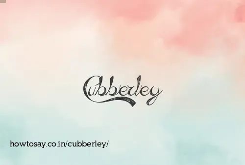 Cubberley
