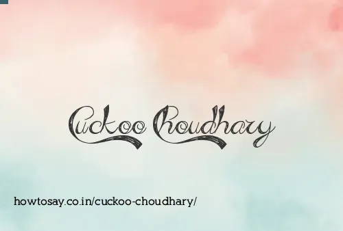 Cuckoo Choudhary