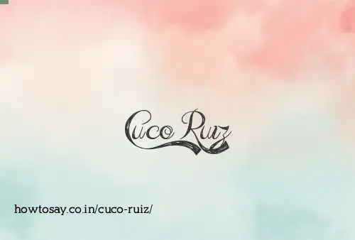 Cuco Ruiz