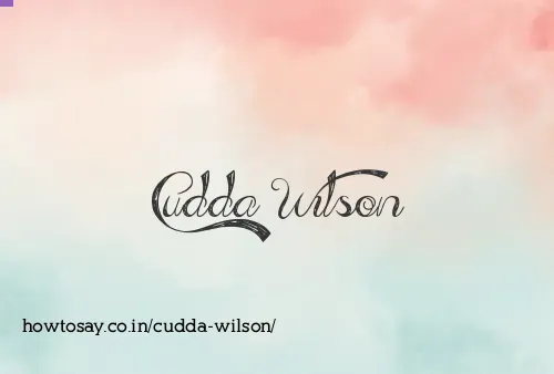 Cudda Wilson