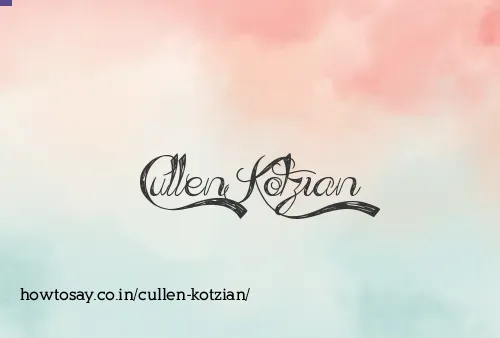 Cullen Kotzian