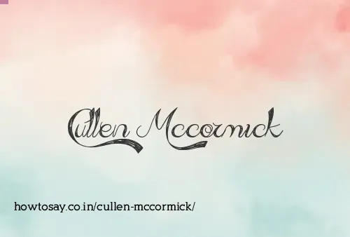 Cullen Mccormick