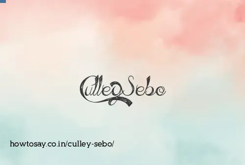 Culley Sebo