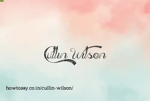 Cullin Wilson