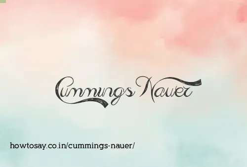 Cummings Nauer
