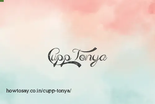 Cupp Tonya