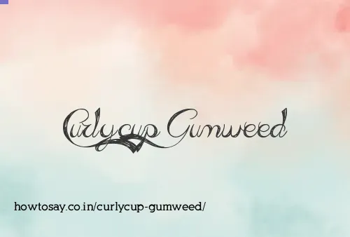 Curlycup Gumweed