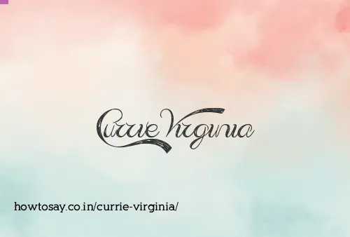 Currie Virginia