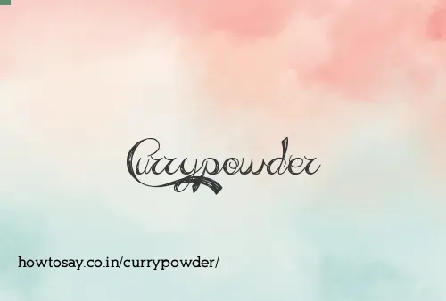 Currypowder