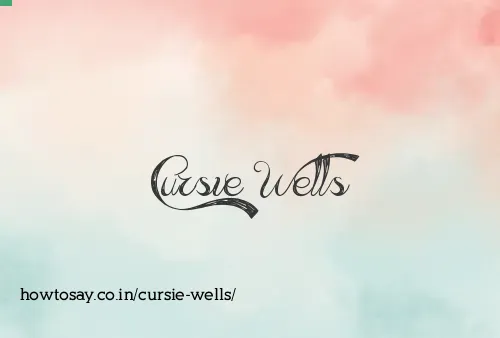 Cursie Wells