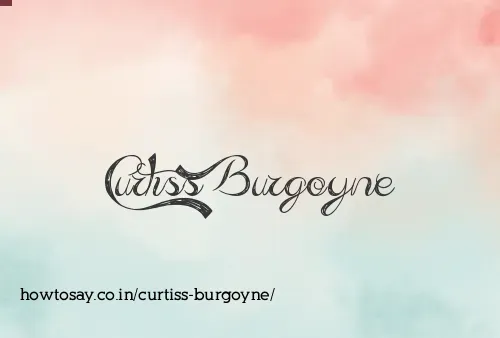 Curtiss Burgoyne
