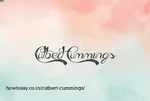 Cutbert Cummings
