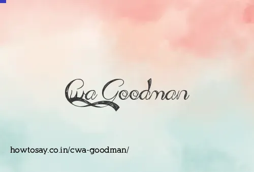 Cwa Goodman