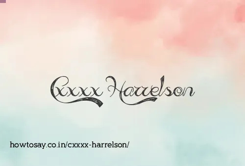 Cxxxx Harrelson