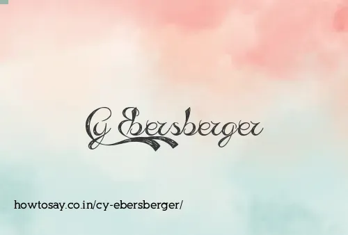 Cy Ebersberger