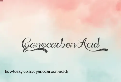 Cyanocarbon Acid