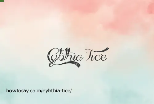 Cybthia Tice
