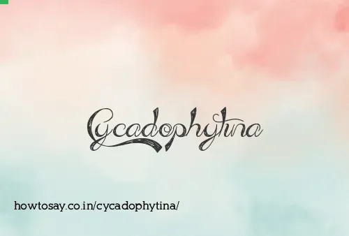 Cycadophytina