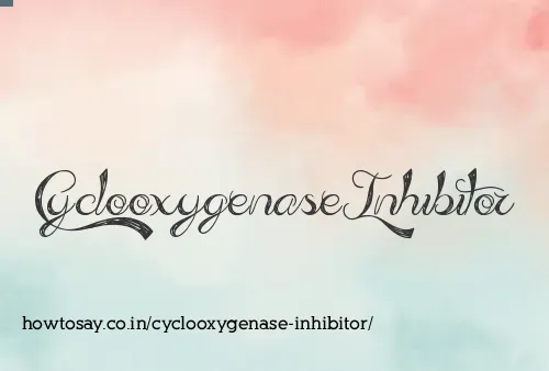 Cyclooxygenase Inhibitor