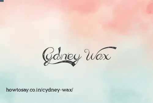 Cydney Wax