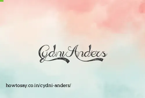 Cydni Anders