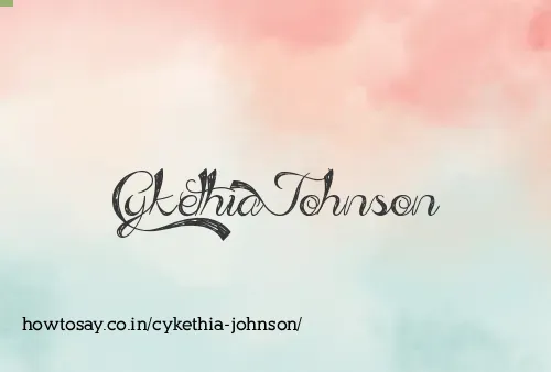 Cykethia Johnson