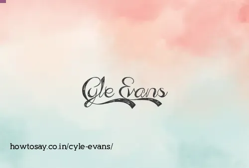 Cyle Evans